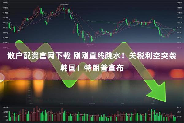 散户配资官网下载 刚刚直线跳水！关税利空突袭韩国！特朗普宣布